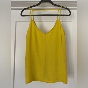 Elodie Yellow V-Neck Spaghetti Strap Camisole